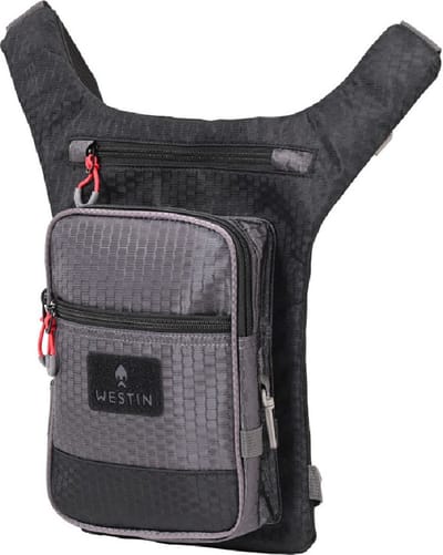 Westin W4 Leg Bag Medium Titanium Black Heuptas (Incl. 1 Tacklebox) - Vistas