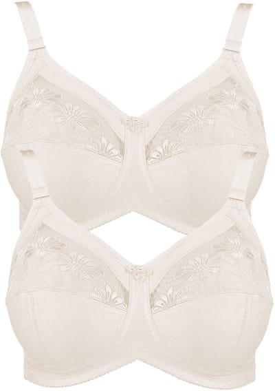 2-pack comfort-BH zonder beugel Safina
