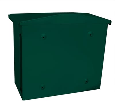 V-Part - Wandbrievenbus Zamoran - Galvanized Steel Powder Coated - groen - Brievenbus