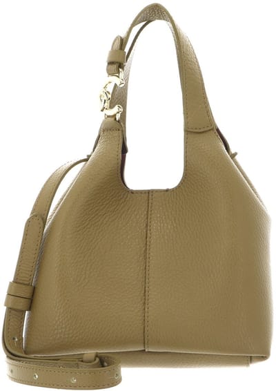 COCCINELLE Leren handtas schoudertas C-Easy Crossbody Bag Seagrass kaki