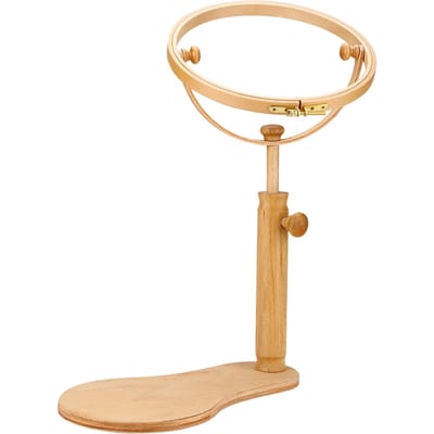 Borduurstandaard Hoepel Hout Borduur- & Kruissteek Hoepel Ringframe Verstelbaar Naaigereedschap S beige