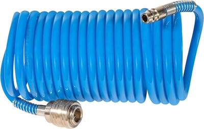 Thuys – Compressor Slang – Persluchtslang – Spiraalslang – 500cm x 3cm x 3cm – Blauw