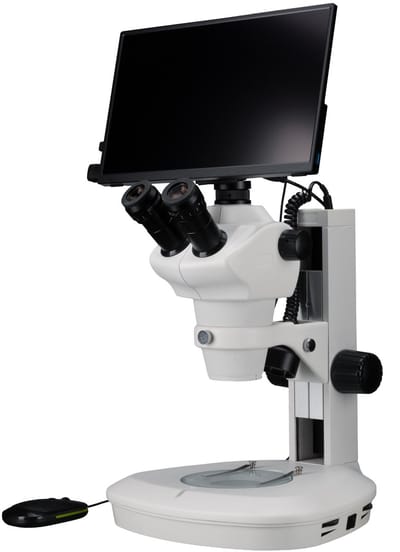Bresser Microscoop - Science ETD-201 - Trino Zoom - 8x-50x - Incl. MikroCam PRO HDMI 5MP en Full HD MINI HDMI Display