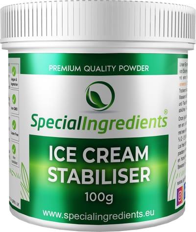Ijs Stabilisator - 25 kg - Ice Cream Stabiliser - Professioneel Roomijs en Sorbetijs - Moderne Gastronomie - Moleculair Koken - Hersluitbare Pot - Recycled Plastic