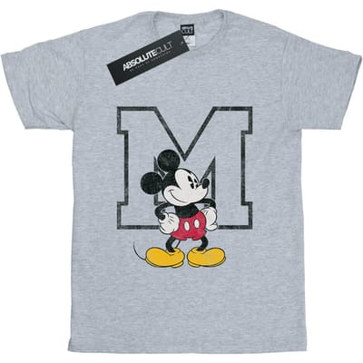 Disney Jongens Mickey Mouse Classic M T-Shirt (Sportgrijs)