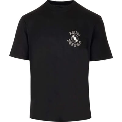 Zwart T-shirt met Amiri Premier Records-logo