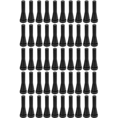 50 Stuks Pluimvee Plukvingers Rubber Ontharingsstok Plukker voor Kip EendZwart zwart