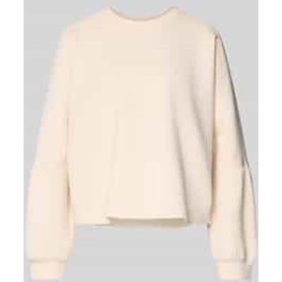 Oversized sweatshirt met geribde boorden