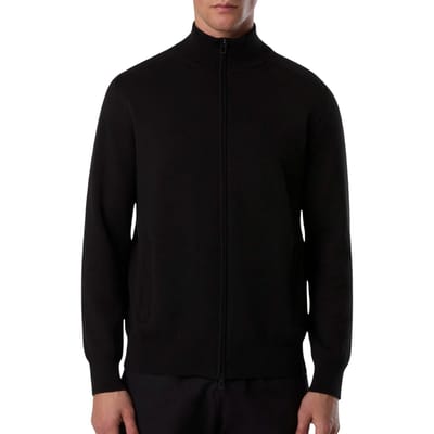 North Sails Bonded Full-zip Sweater Heren - Maat S