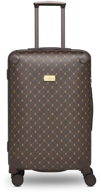 Lazarotti Palermo 4 wielen Trolley M 66 cm - Harde bagage - TSA slot - dark brown 1