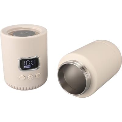 Bouilloire Électrique de Voyage Sans Fil 18000mah Rechargeable 400ML 55 degrés C Chauffage Rapide Voyage Eau Chaude