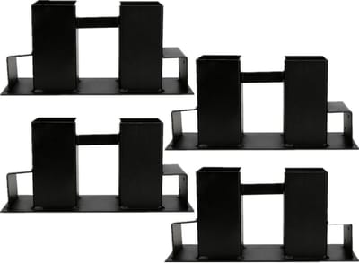 4 Stuks Hout stapelhulp houtstapelhulp houtstapelhouder stapelhulp open haard