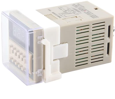 Dailygoody - LCD Display Time Switch Relay - 8 Pins - Gebruiksvriendelijk - 24V AC/DC - Tijdschakelaar - Instelbare tijdsinterval - Geschikt voor auto..