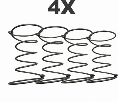 Koppelveren - Springveren - 5 slags - 4 stuks - 3.6mm dik - Meubelrenovatie - Meubelstoffering