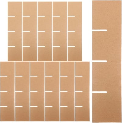 EGoods - Kartonnen scheidingswanden voor verhuisdozen, 12 stuks, milieuvriendelijk, rasterdesign, eenvoudige installatie