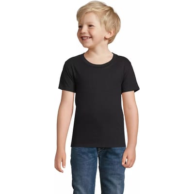 SOL'S Kids´ Pioneer T-Shirt L03578 - Deep Black - 2 Jahre (86/94)
