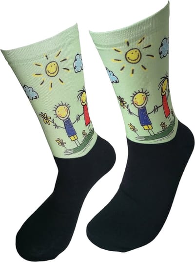 Verjaardags cadeau - Love sokken - Verliefd Print sokken - vrolijke sokken - valentijn cadeau - Ik hou van jou - grappige sokken - leuke dames en heren sokken - moederdag - vaderdag - Sokken waar je vrolijk van wordt - Maat 36-40