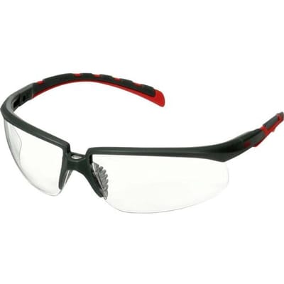 3M S2001SGAF-RED Veiligheidsbril Met anti-condens coating, Met anti-kras coating Rood, Grijs