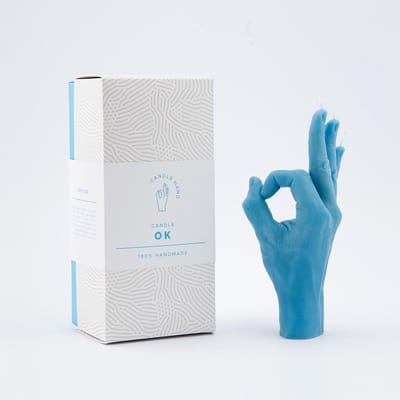 CandleHand - OK - blue