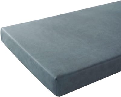 Bankkussen Waterdicht - Zitkussen Buiten - Buiten Ontspannen - UV-bestendig Materiaal - 100x30cm - Donkergrijs