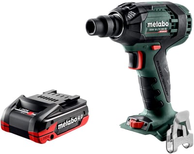 Metabo SSW 18 LTX 300 BL accu-slagmoersleutel 18 V 300 Nm 1/2" borstelloos + 1x LiHDX accu 4,0 Ah - zonder oplader