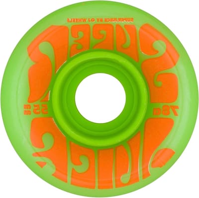 Skateboard Wielen - Mini Cruiser Wielen - Soepel Rijden - Chip-Resistente Vorm - 55mm 78a - Groen