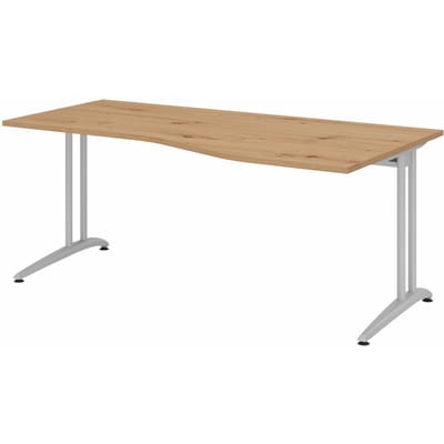 BELA 18 S | Bureau - 180 x 100 Knoestige Eiken