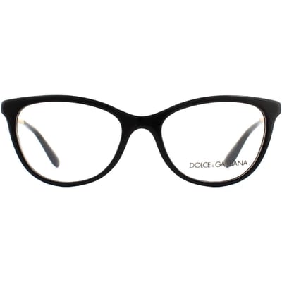 Dolce & Gabbana Cats Eye Black Womens Glazen frames