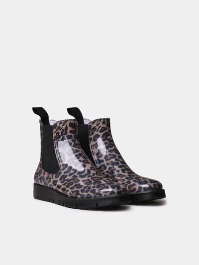 Regenlaarzen voor dames met dierenprint | CRACOW