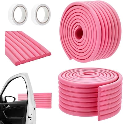 22,42 Yards Bumper Protectors - Hoekbescherming voor Tafelranden, Bureau en Meubels, Cerise Kleur