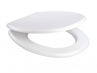 Nergis Formic Serie - Antibacteriële Toiletbril - Wolnooplaag - Wit - Duroplast
