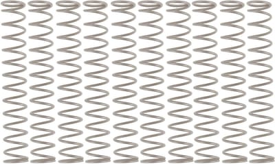 Compressie Veren - Roestvrij Staal - Modelbouw Hobby - Precisie Maatvoering - 10 Stuks 50mm - Zilverkleurig