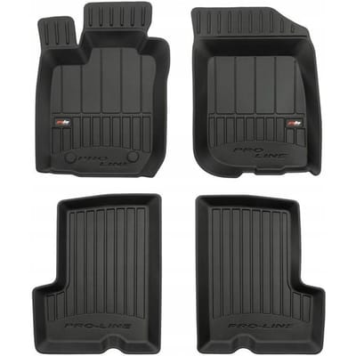 FROGUM 3D - Automatten Set - Perfecte Pasvorm - Geurloos TPE - Hoge 6cm Rand