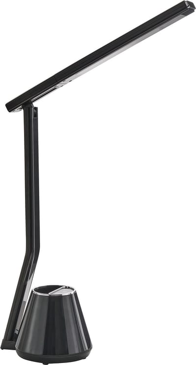 DENEB - Bureaulamp LED - Zwart - Synthetisch materiaal
