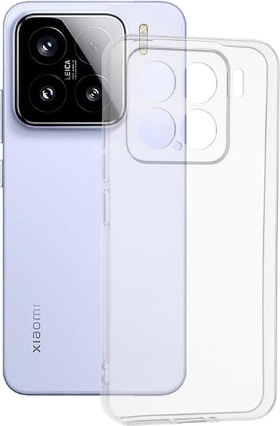 Hoesje geschikt voor Xiaomi 15 - Techsuit Clear Silicone Back Cover - Transparant