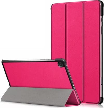 Hoes Geschikt voor Samsung Galaxy Tab A 10.1 2019 (T510)hoes Roze - Smart Tri-Fold Bookcase