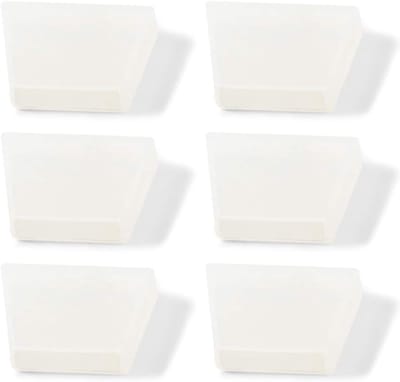 Rubberen Tips - Tang Beschermers - Glas Beschermen - Hoge Dichtheid - 6 Stuks Set - Wit