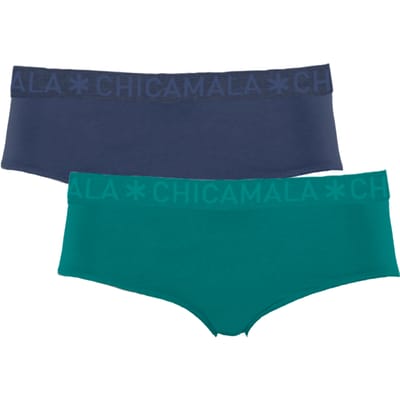 Chicamala – Meisjes Briefs – 2 Pack – Normale Lengte – Onderbroek Meisjes – Kinderkleding – Meisjes Ondergoed – 95% Katoen – Meisjeskleding