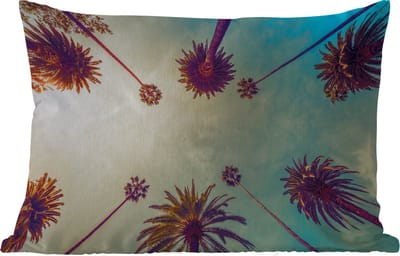 Buitenkussens - Tuin - Palmboom - Lucht - Bomen - Zomer - Tropisch - 50x30 cm