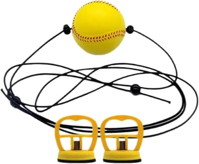 Snelheidsbokszak - Reactiebal Boksen - Reflex Training - Snel Op te Zetten - 112cm Breed - Zwart