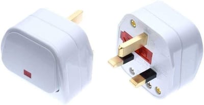 Krachtige 13A UK Mains Power Plug met Schakelaar en Neon Indicator - Veilig en Betrouwbaar voor Thuisgebruik