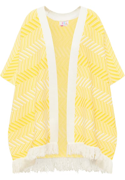 IZIA gebreide poncho mahisha