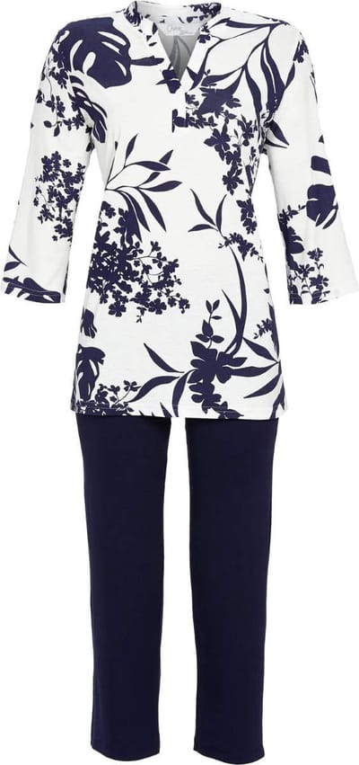 Ringella – Floral Design – Pyjama – 5271201 – Night Blue – Maat 42