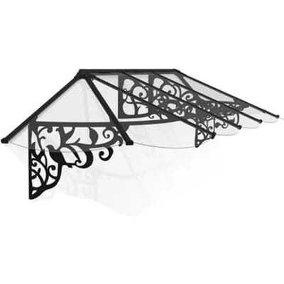 Palram | Canopia - Veranda- En Deurluifel Lily - Helder - Zwart - 70x88x319cm