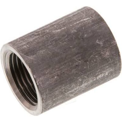 Rp 3/8'' x 21.3mm RVS Las uiteinde 40 Bar DIN 2986 - 26mm