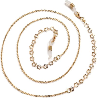 Bril Ketting - Halsband Houder - Veilig Dragen - Verstelbaar - 75 cm - Metaal