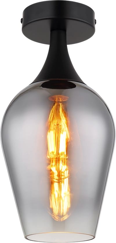 Plafondlamp LAVUS ø15CM E27 1-Lichts Chroom