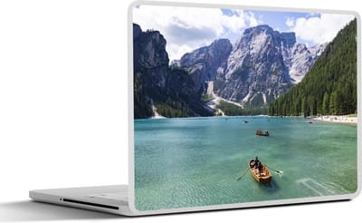 Laptop sticker - 15.6 inch - Dolomieten - Boot - Berg - 36x27,5cm - Laptopstickers - Laptop skin - Cover