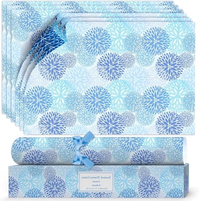 Geurende Ladeschalen Set, Geparfumeerde Papier Liner voor Kasten, Fris Katoen Geur, Ideaal voor Thuisgebruik, 6 Vellen