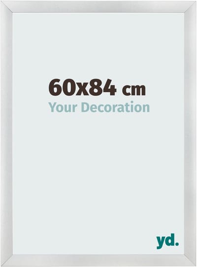 Your Decoration - Fotolijst 60x84 cm - MDF - Zilver Mat - Pisa